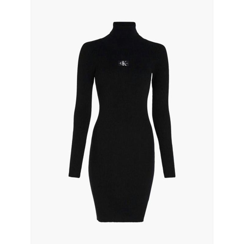 Robe Badge Roll Neck Swea - Noir
