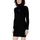 Robe Badge Roll Neck Swea - Noir