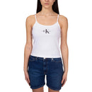 Débardeur MONOLOGO STRAPPY TAN - Blanc