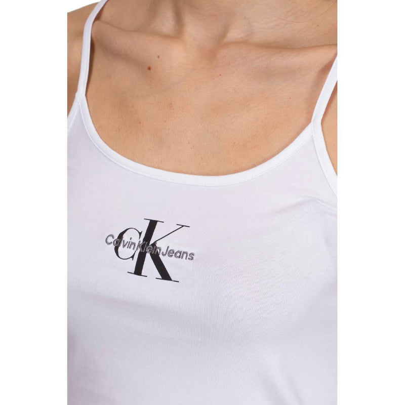 Débardeur MONOLOGO STRAPPY TAN - Blanc