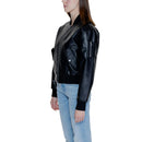 Bombers FAUX LEATHER BOMBER - Noir
