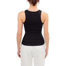 Débardeur Woven Label Rib Tank - Noir