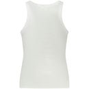 Débardeur WOVEN LABEL RIB - Blanc