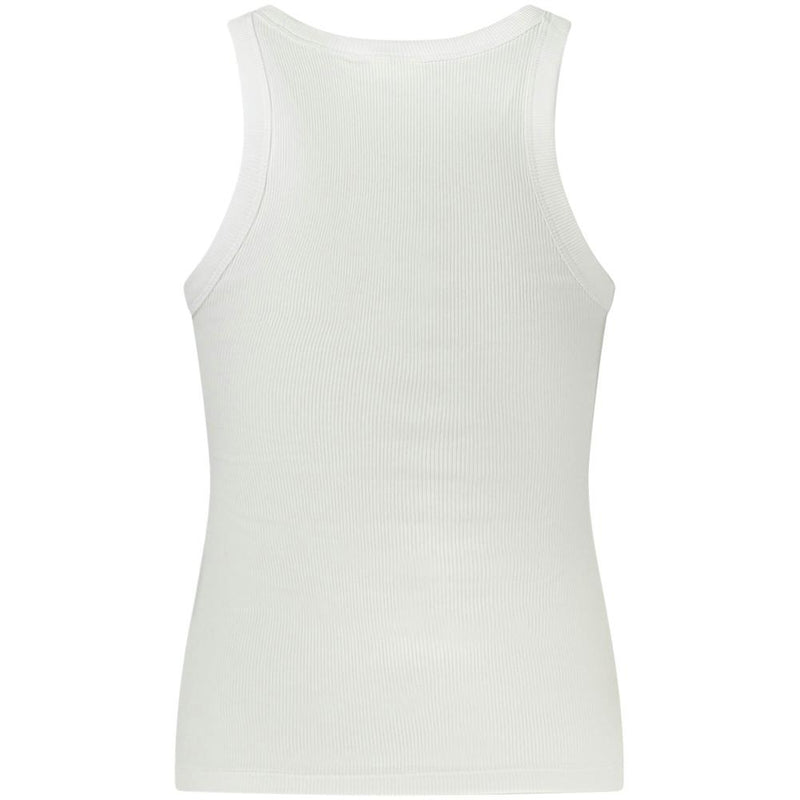 Débardeur WOVEN LABEL RIB - Blanc