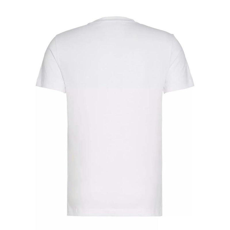T Shirt Core Monogram Slim - Blanc