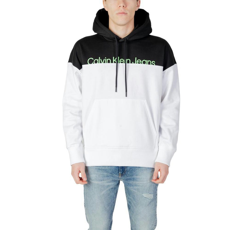 Hoodie Institutional Colorblock - Blanc