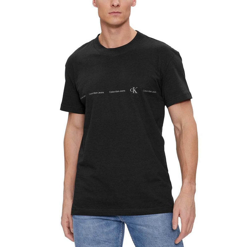 T Shirt Logo Repeat - Noir
