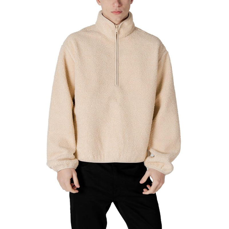 Sweatshirt HALF ZIP SHERPA - Beige