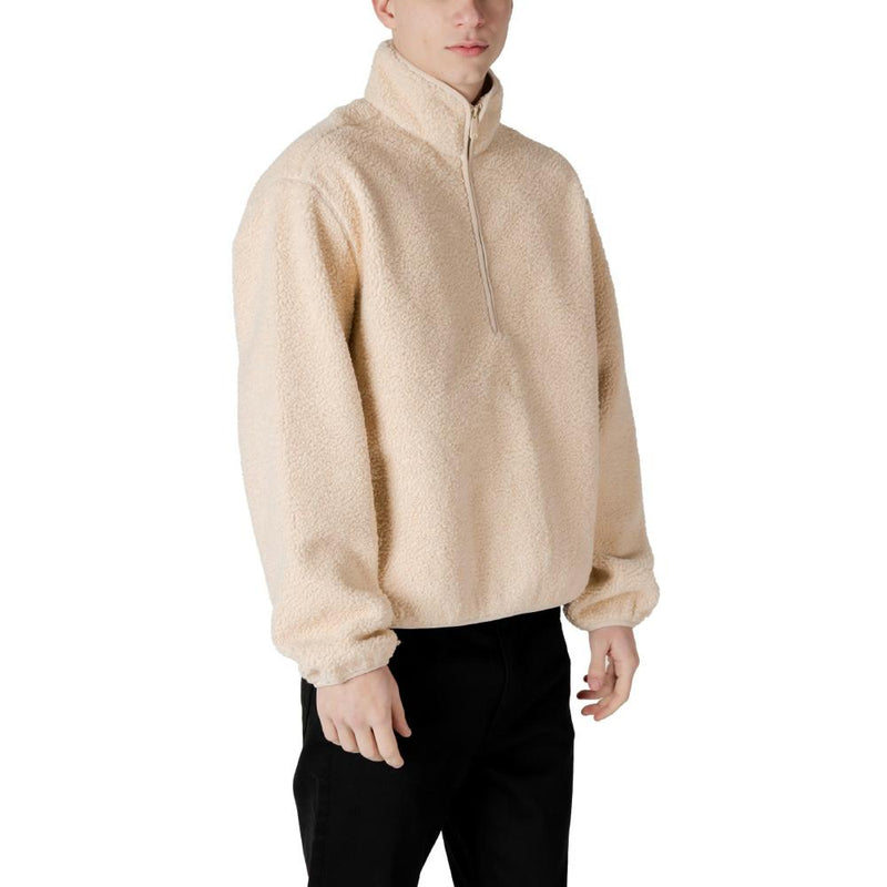 Sweatshirt HALF ZIP SHERPA - Beige