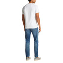T Shirt WOVEN LABEL REGULAR - Blanc