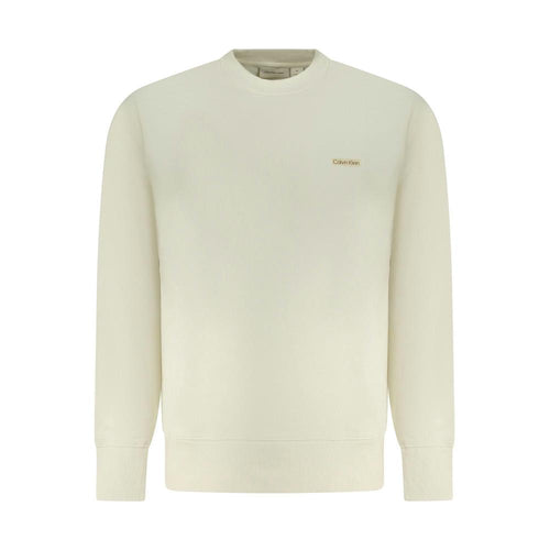 Sweatshirt CALVIN KLEIN LABEL CREW NECK - Beige