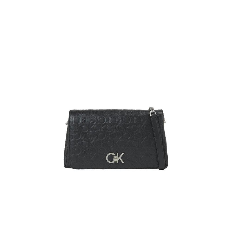 Sac à main Re-Lock Shoulder Md - Emb - Noir