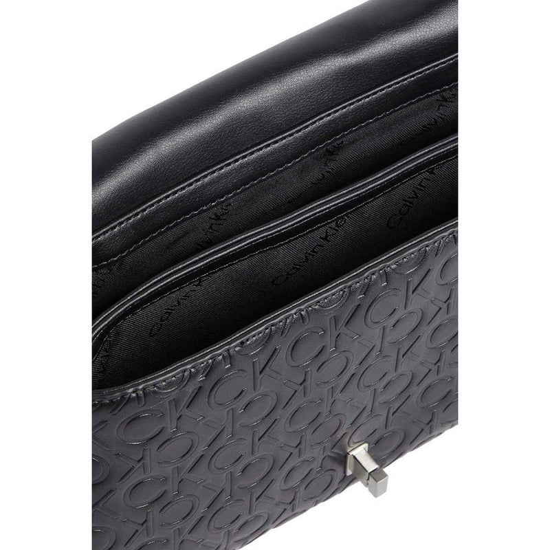 Sac à main Re-Lock Shoulder Md - Emb - Noir