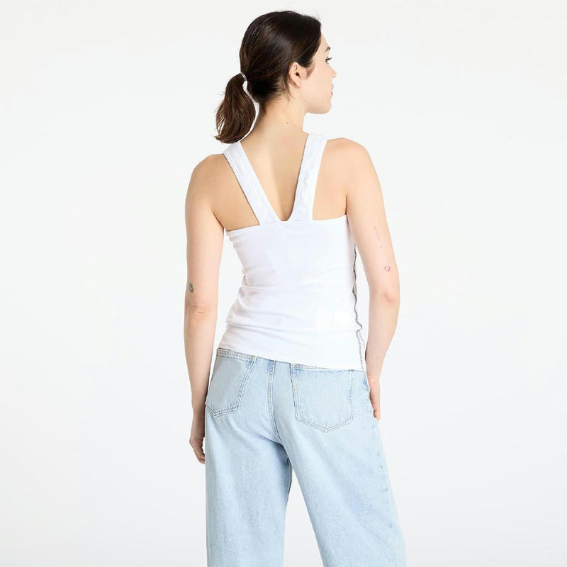 Débardeur SL COTTON RIB SOLID - Blanc