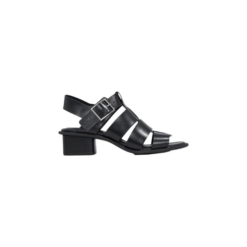 Sandales HEEL SQUARE MG BUCKLE - Noir