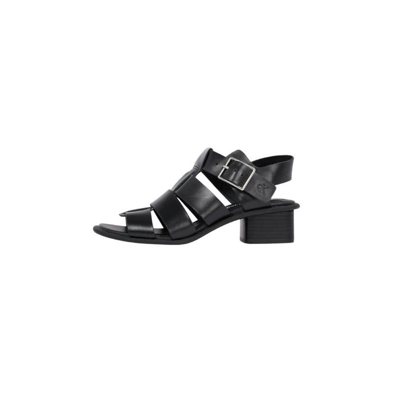 Sandales HEEL SQUARE MG BUCKLE - Noir