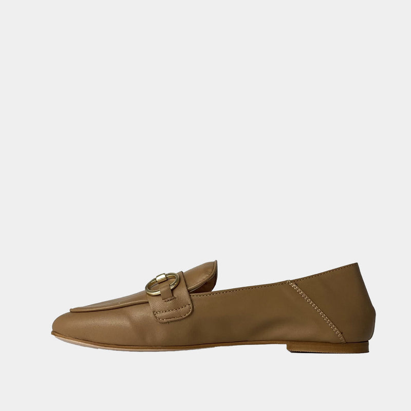 Mocassins Ann Tuil Bourjeois - Cuir Camel