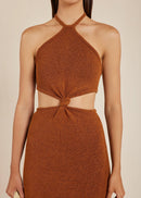 Cameron Knit Dress - Amber