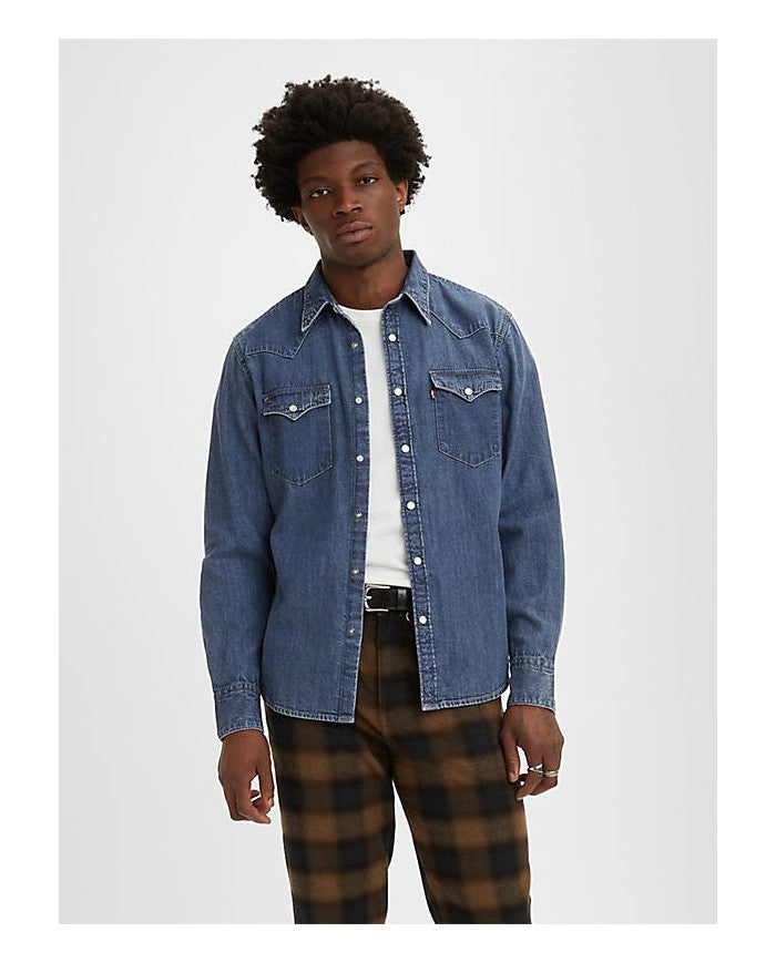 Chemise En Jean Levis Barstow Western Lower Haight