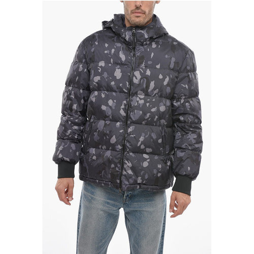 Parka Camouflage Mountain Down Jacket With Hood