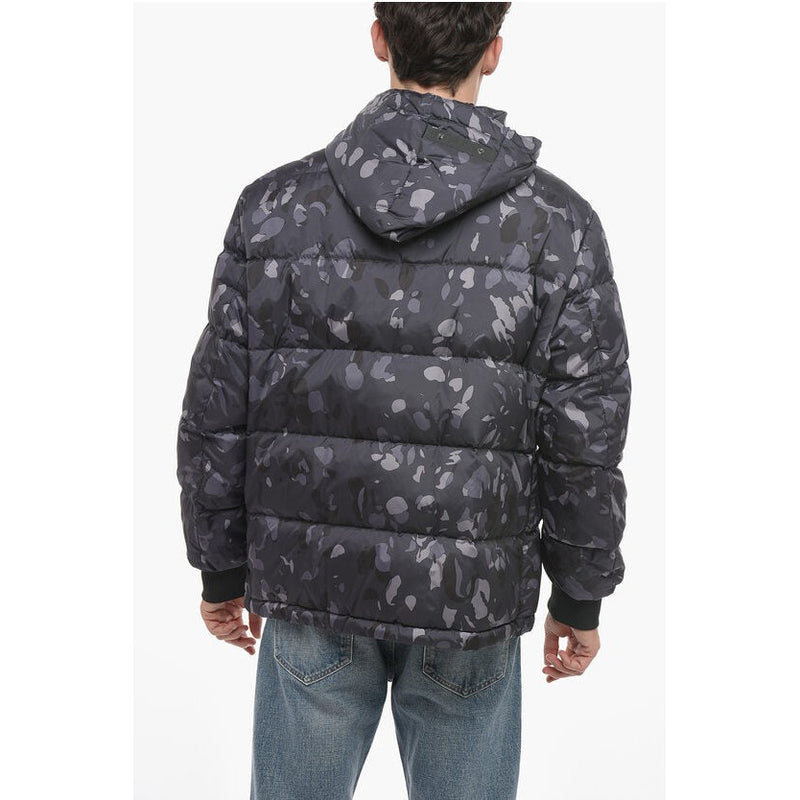 Parka Camouflage Mountain Down Jacket With Hood