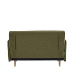 Belushi - 2-Seater Sofa Bed - Fabric - Olive Green