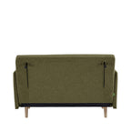 Belushi - 2-Seater Sofa Bed - Fabric - Olive Green