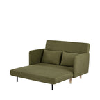 Belushi - 2-Seater Sofa Bed - Fabric - Olive Green