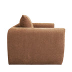 Wiame - Sofá de 2,5 plazas - Tela - Terracota