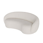 Nova - 3-Seater Sofa in White Bouclé Fabric