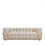 Bolly - Straight 3-Seater Sofa - Fabric - Flecked Beige