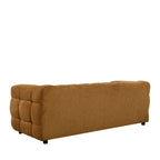 Bolly - Straight 3-Seater Sofa - Fabric - Bronze