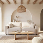 Limona - 3-Seater Sofa - Fabric - Beige