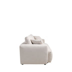Limona - 3-Seater Sofa - Fabric - Beige