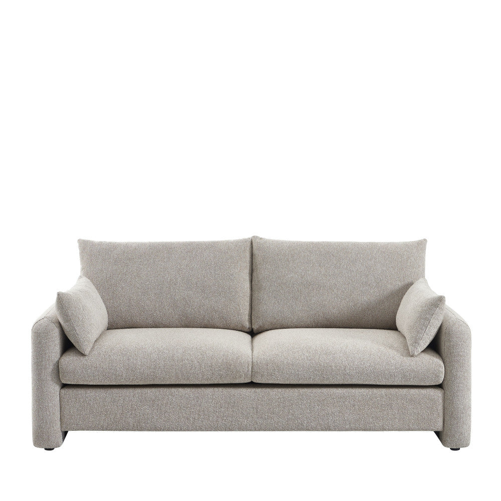 Lisa - 3-Seater Sofa - Fabric - Mottled Beige