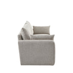 Lisa - 3-Seater Sofa - Fabric - Mottled Beige