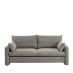 Lisa - 3-Seater Sofa - Fabric - Mottled Brown