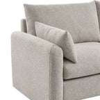 Lisa - 3-Seater Sofa - Fabric - Mottled Beige