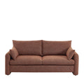 Lisa - 3-Seater Sofa - Fabric - Mottled Rust