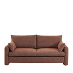 Lisa - 3-Seater Sofa - Fabric - Mottled Rust