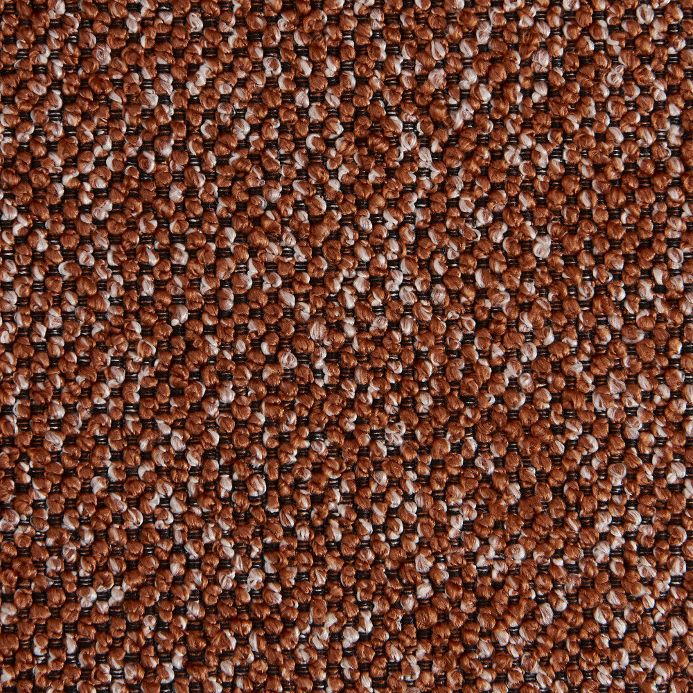 Lisa - 3-Seater Sofa - Fabric - Mottled Rust