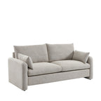 Lisa - 3-Seater Sofa - Fabric - Mottled Beige