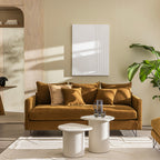 Villabon - 3-Seater Sofa - Fabric, Black Hairpin Legs - Bronze