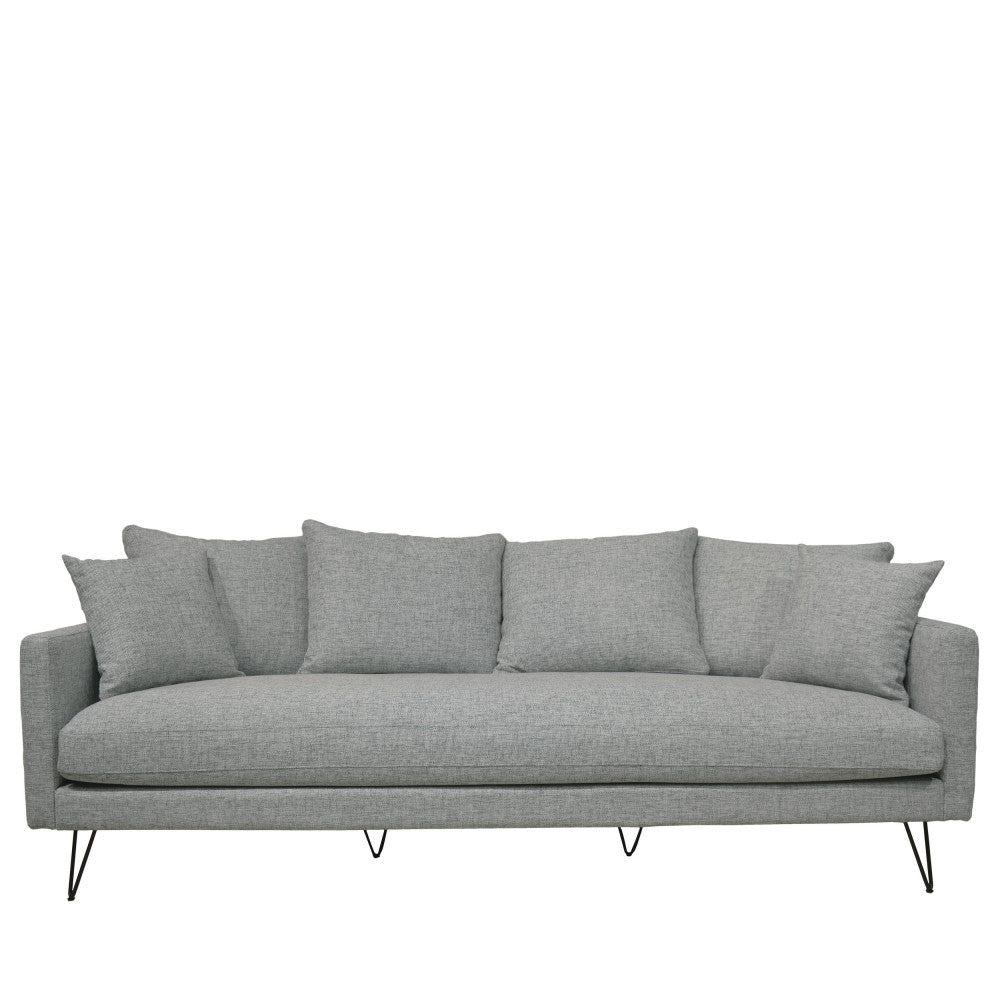 Villabon - 4-Seater Sofa - Fabric - Grey