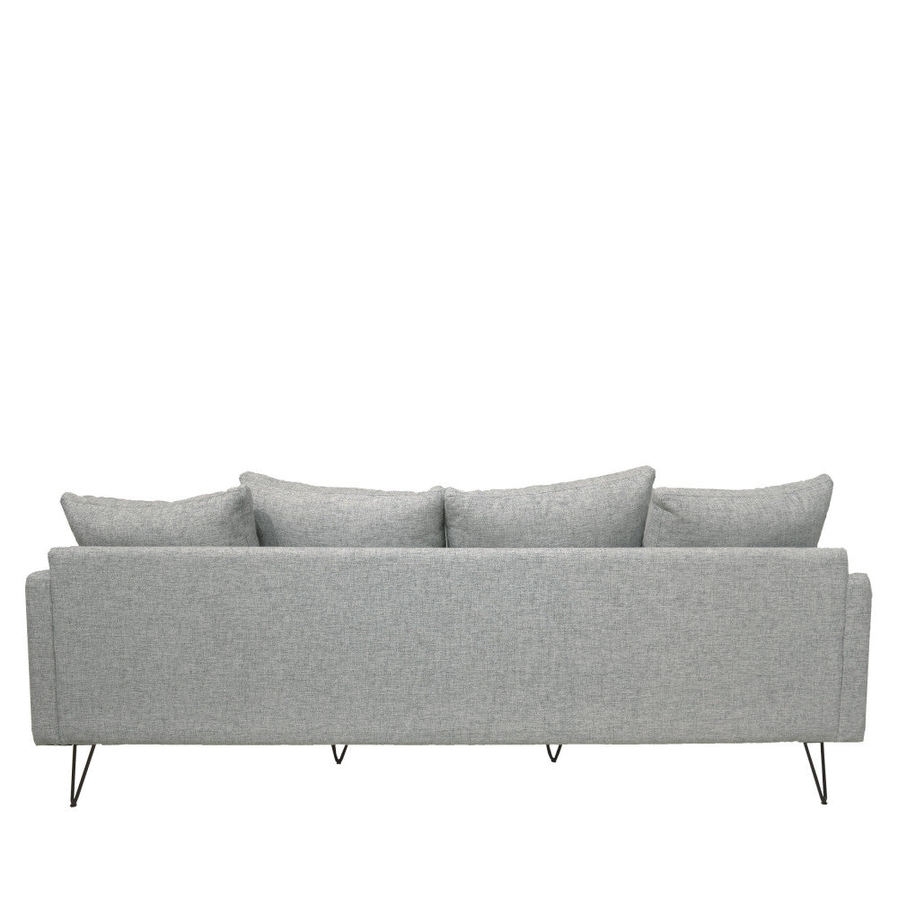 Villabon - 4-Seater Sofa - Fabric - Grey