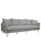 Villabon - 4-Seater Sofa - Fabric - Grey