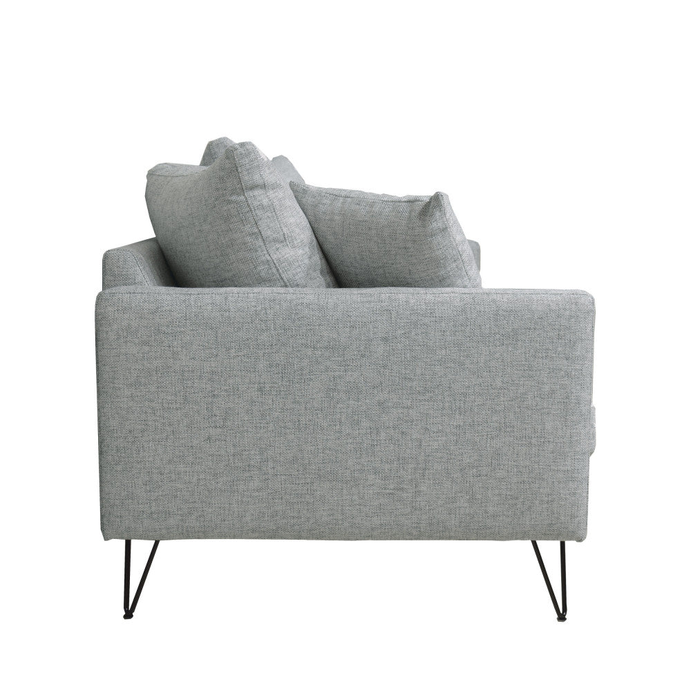 Villabon - 4-Seater Sofa - Fabric - Grey