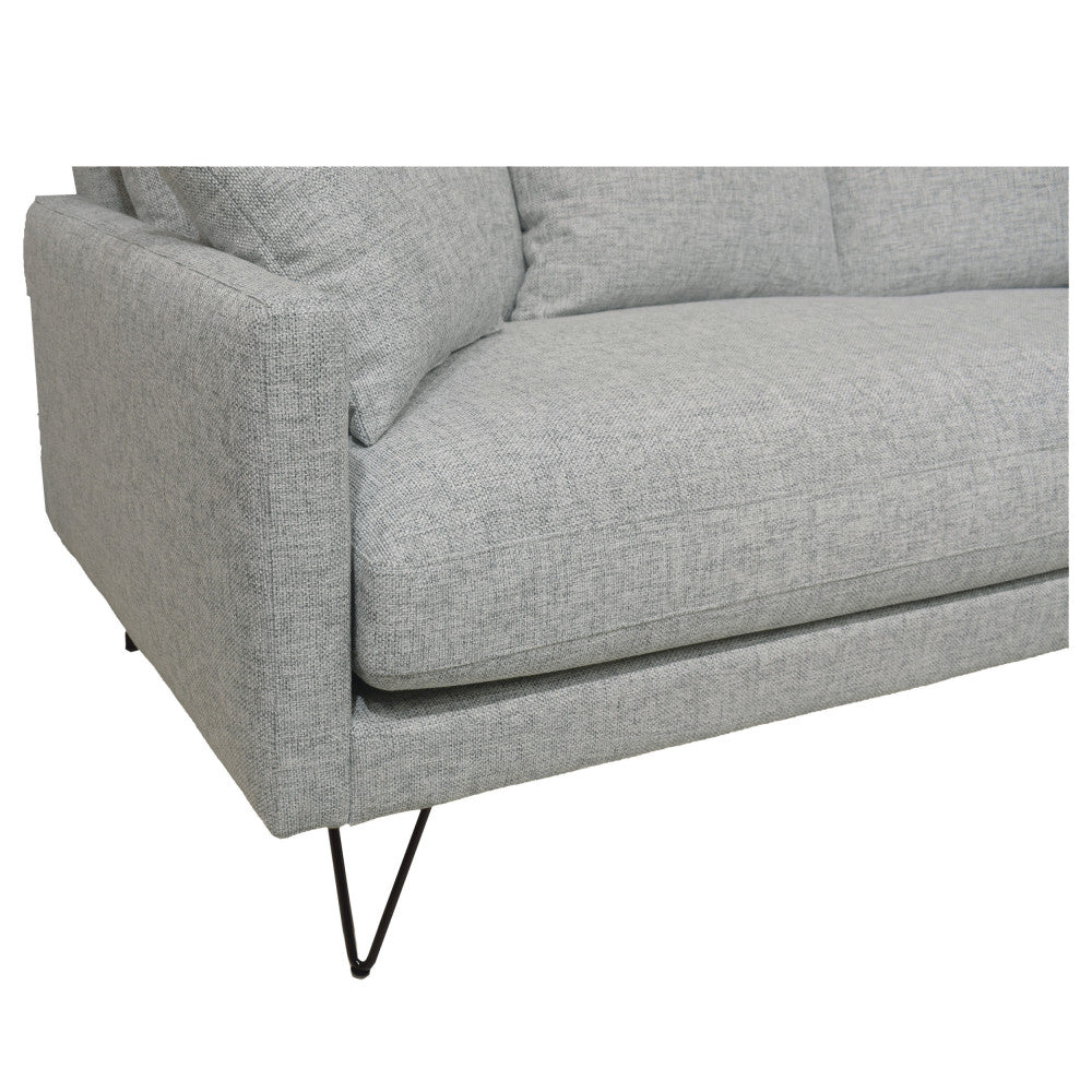 Villabon - 4-Seater Sofa - Fabric - Grey