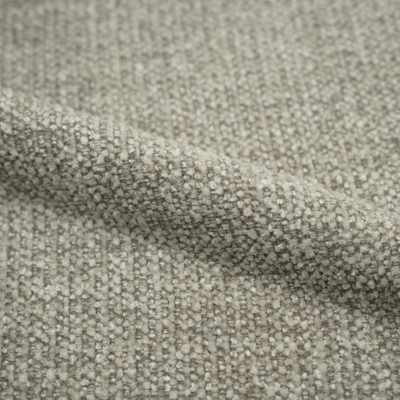 Canapé d'angle modulable Nova 4 places en tissu beige chiné