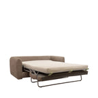 Wiame - Sofá cama de 2,5 plazas - Tela - Topo